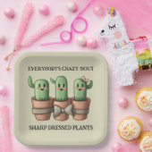 Cactiおもしろい誰もが熱狂する'Bout Sharp ... ペーパープレート (パーティー)