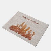 Cactiとベージュのドormat ドアマット (アングル)