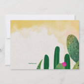 Cactiガーデン移動告知カード 案内状 (裏面)