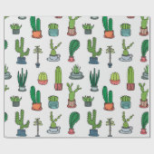 Cactiコレクシカラフルョン ラッピングペーパー (フラット)