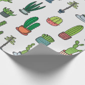 Cactiコレクシカラフルョン ラッピングペーパー (角)