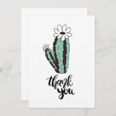 Cactiフラットカーモダンドに感謝 サンキューカード (正面/裏面)