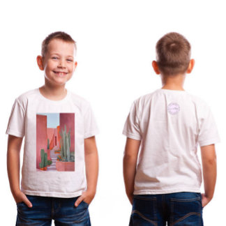 Cacti Ally | オリジナル オイルペイント Tee | かわいいTシャツ Tシャツ
