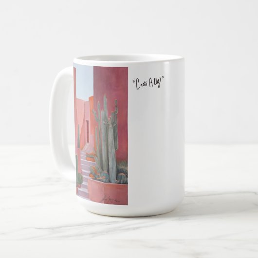 Cacti Ally Coffee Mug  コーヒーマグカップ (正面左)