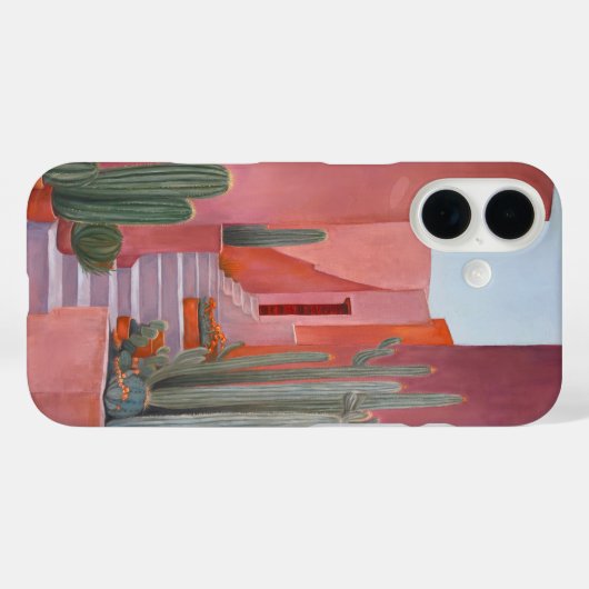 Cacti Ally Trendy Desert Aesthetic Phone Case  Case-Mate iPhoneケース (裏面 (横))