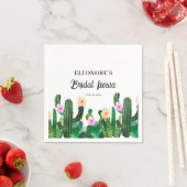Cacti flowers  Bridal Fiesta  スタンダードカクテルナプキン (インサイチュ)