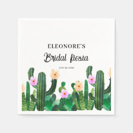 Cacti flowers  Bridal Fiesta  スタンダードカクテルナプキン