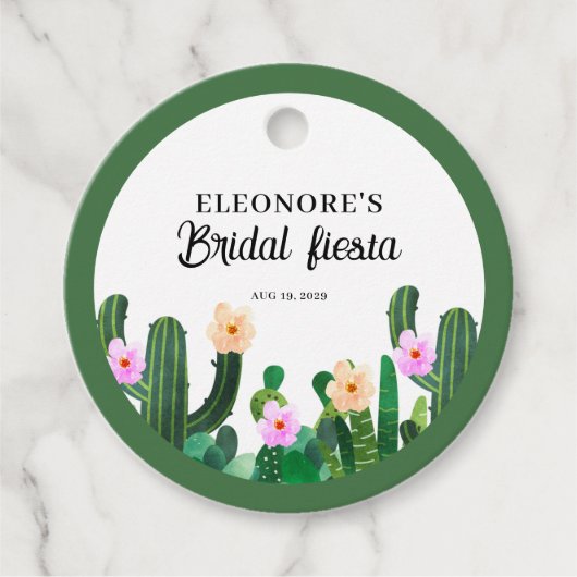 Cacti flowers  Bridal Fiesta  フェイバータグ (正面)