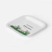 Cacti flowers  Bridal Fiesta  ペーパープレート (傾斜あり)