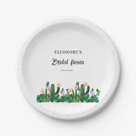 Cacti flowers  Bridal Fiesta  ペーパープレート