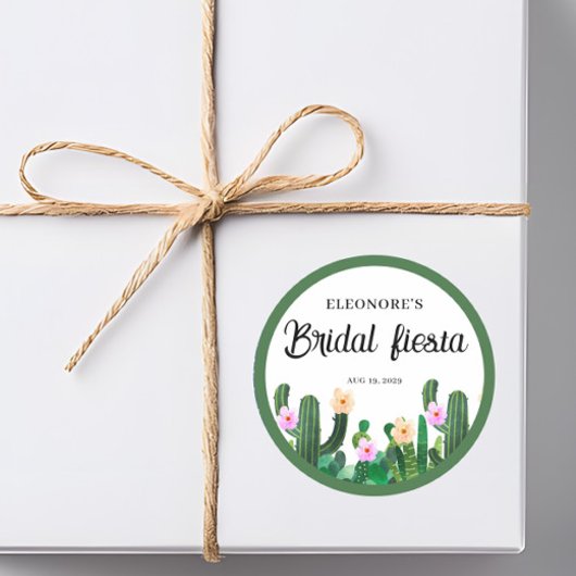 Cacti flowers  Bridal Fiesta  ラウンドシール