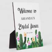 Cacti flowers  Bridal Fiesta Welcome フォトプラーク (側面)