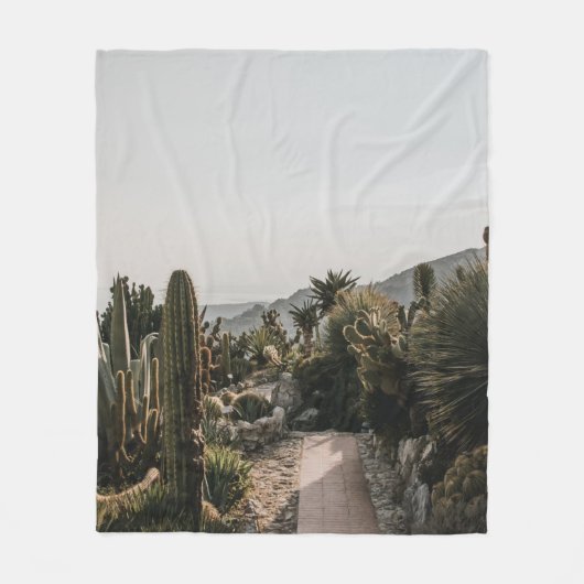 CACTI HILL フリースブランケット (正面)