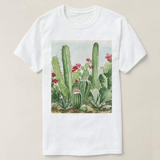 Cacti Tシャツ (デザイン正面)