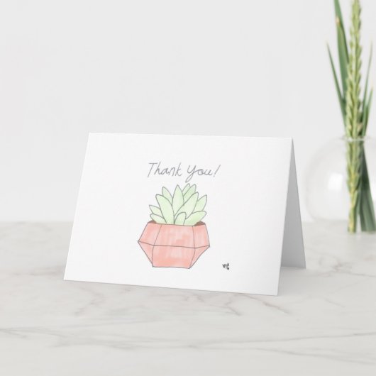 Cactus 1カード サンキューカード (正面)