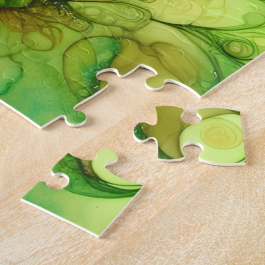 Cactus Alcohol Ink ジグソーパズル (側面)