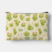 Cactus and Succulent Pattern アクセサリーポーチ (正面)