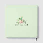 Cactus and Succulent Rustic Boho Wedding ゲストブック (裏面)
