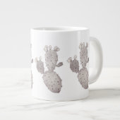Cactus Art ジャンボコーヒーマグカップ (正面右)