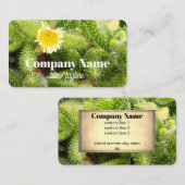 cactus bloom nature photo double sided  名刺 (正面/裏面)