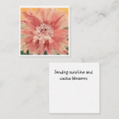 Cactus Blossom ノートカード (正面/裏面)