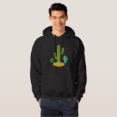 Cactus Cacti Succulent Desert Southwest Plant Cute パーカ (正面フル)
