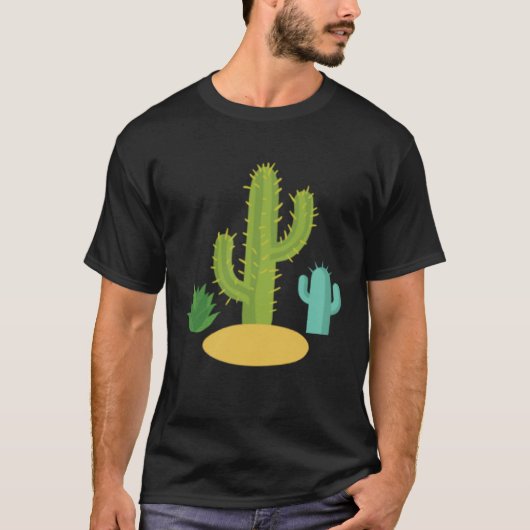 Cactus Cacti Succulent Desert Southwest Plant Cute Tシャツ (正面)