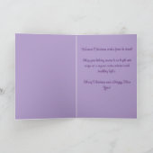 Cactus Cheer – Saguaro in Southwest Holiday Glow シーズンカード (内部)