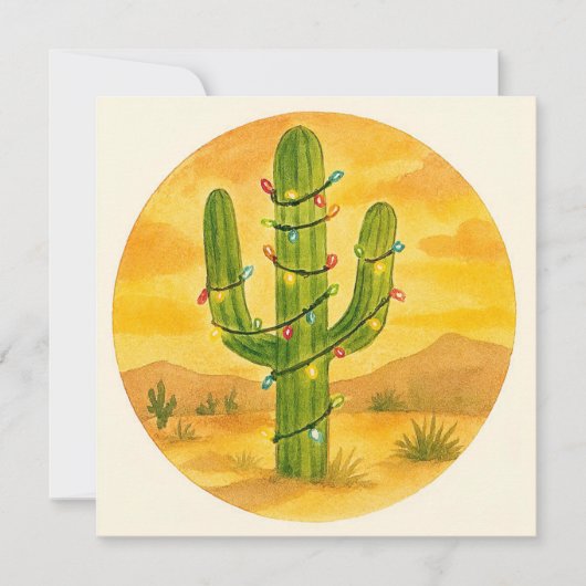  Cactus Christmas Cheer シーズンカード (正面)