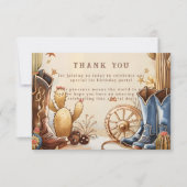 Cactus Desert 1st Rodeo Party サンキューカード (正面)
