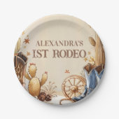 Cactus Desert 1st Rodeo Party ペーパープレート (正面)