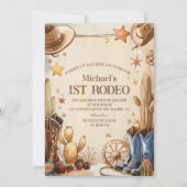 Cactus Desert 1st Rodeo Party 招待状 (正面)