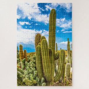 Cactus Desert Garden Floral Plants Botanical ジグソーパズル