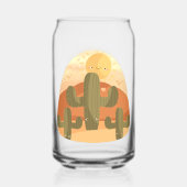 Cactus Desert With Sun ガラス缶 (正面)