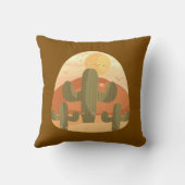 Cactus Desert With Sun クッション (裏面)