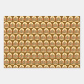 Cactus Desert With Sun ラッピングペーパーシート (正面)