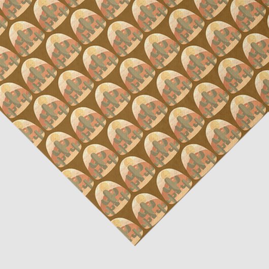 Cactus Desert With Sun 薄葉紙 (詳細)