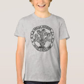 Cactus Division Vintage Emblem トライブレンドＴシャツ (正面)