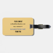 Cactus family ラゲッジタグ (裏面横)