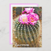 Cactus: Flat Card (正面/裏面)
