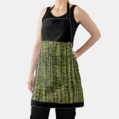 Cactus Green Kitchen Apron with Black Upper  エプロン (インサイチュ)