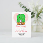 Cactus I Have Moving Announcementsはがき ポストカード (スタンド正面)