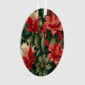 Cactus Kisses & Christmas Wishes – A Double-Sided  オーナメント (正面)