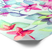 Cactus Lantern Fiesta Succulents Baby Shower ポスター (角)