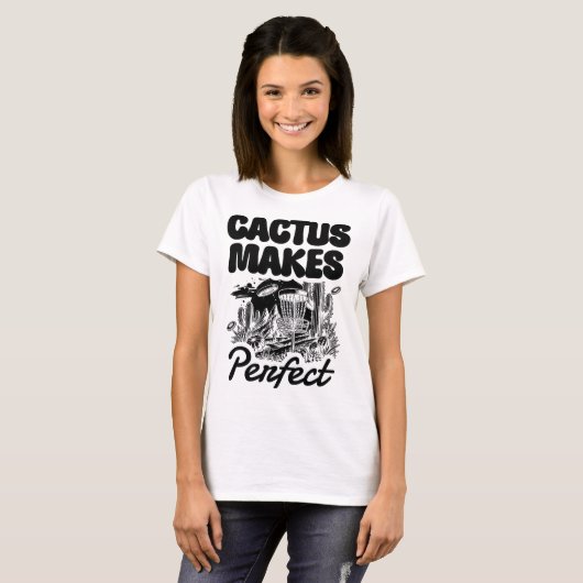 Cactus Makes Perfect Disc Golf Adventure  Tシャツ (正面フル)