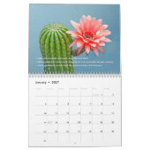 Cactus Monthly Desert Plant Inspiration カレンダー (1月 2027)