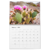 Cactus Monthly Desert Plant Inspiration カレンダー (2月 2027)