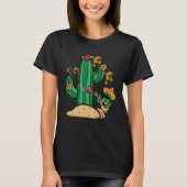 cactus music singing guitar sombrero mexicano dese tシャツ (正面)
