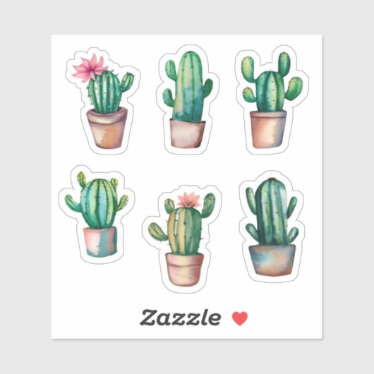 Cactus Pack シール (シート)
