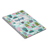 Cactus pattern ノートブック (右側)